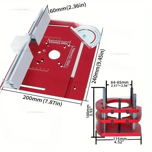 Alt view image 2 of 3 - Woodworking Special Lifting Flip-flop Base Work Table Slotting Trimming Chamfer Milling Table Trimming Machine