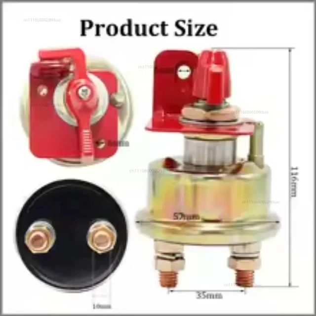 Alt view image 2 of 3 - Applicable to construction vehicle excavator power-off switch, power cut-off isolator