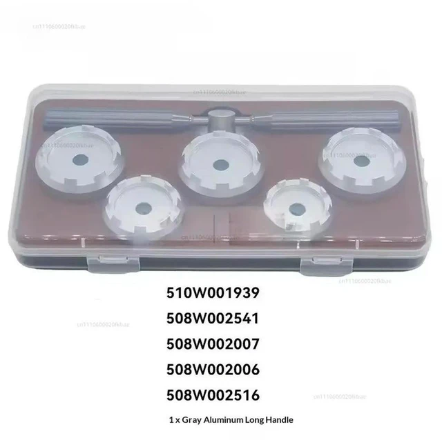 Alt view image 2 of 2 - Watch tooth pattern watch opener handle type open one handle with 5 molds 36.5mm