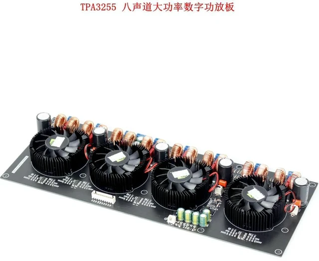 Alt view image 3 of 3 - Latest Tpa3255 Big Power 8 Channel Digital Class D High Power Amplifier Board 300w * 8
