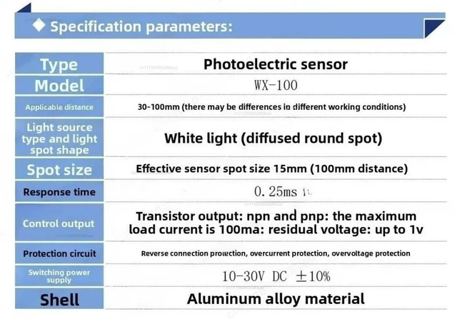 Alt view image 3 of 3 - WX-100 Icon Sensor accurately identifies and locates patterns, digital patterns characters using visual code reading guidance