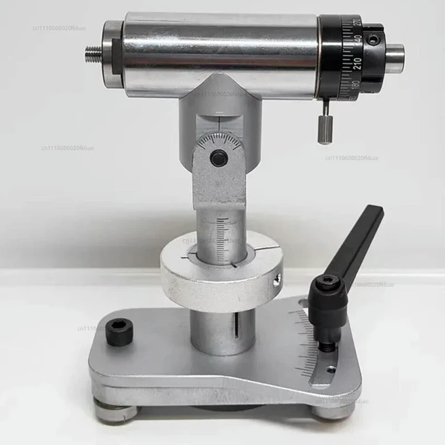Alt view image 2 of 3 - Precision angle grinding and circular brushing for watch case backs - Watch Repair Tool Turret Holder