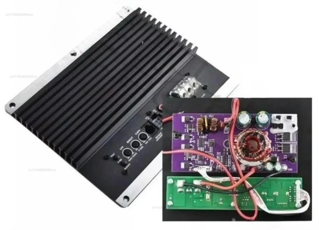 Alt view image 3 of 3 - Modified single-channel power amplifier Class D digital power amplifier board vehicle 12V high-power active subwoofer amplifier