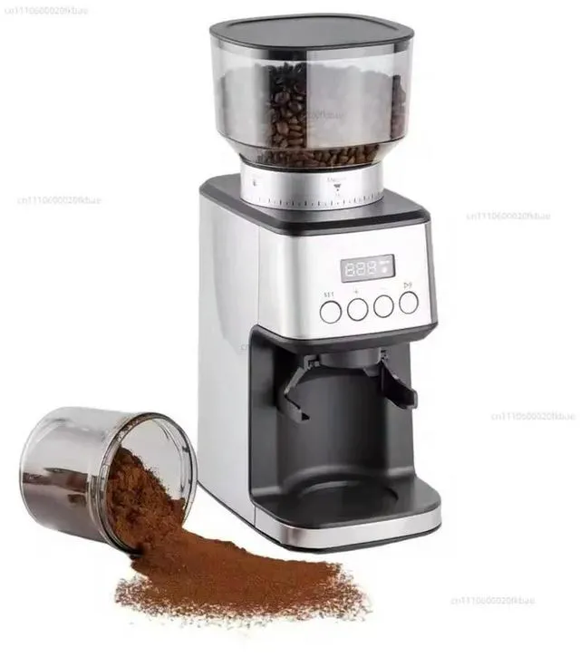 Alt view image 2 of 3 - Hot-selling electric coffee grinder, household small Italian coffee grinder, automatic coffee grinder