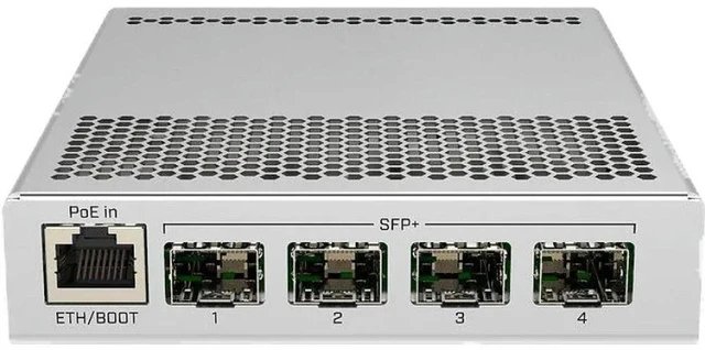 Main image of Mikrotik Crs305-1g-4s+in Sfp+ 10gbps Five-port Managed Switch Dual System Routeros Or Swos