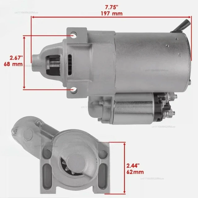 Alt view image 2 of 2 - Starter for Kohler Engines 2509811 2509809S 2509808S 2509824-S 25-098-24-s