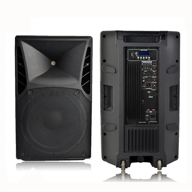 Main image of Precision Pro Audio CMP15AQH-180W Pro Audio AQH Amplifier Plastic Powered Plastic Sound System 15 Inch Speaker