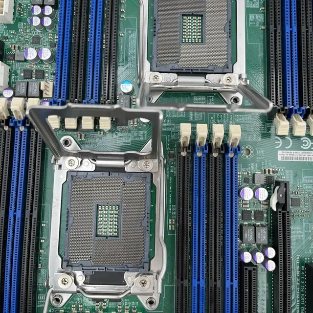 Alt view image 3 of 3 - For Motherboard Xeon E5-2600 V1/V2 Family LGA2011 DDR3 X9DRG-QF