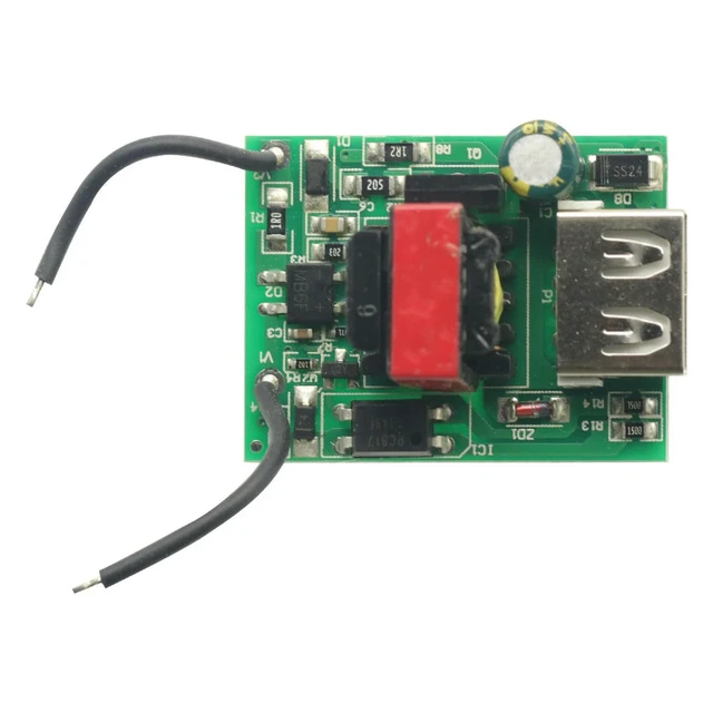 Alt view image 4 of 6 - USB Converter Stabilizer DC-DC Buck Step Down Power Module 12V 24V 36V 48V 72V to 5V 1A USB Galvanic Isolated Board