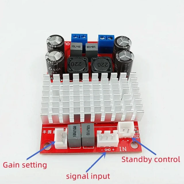 Alt view image 5 of 6 - CS8683 Digital Power Amplifier Board, High-power Mono 130W Single Power Supply Can Be Balanced Input