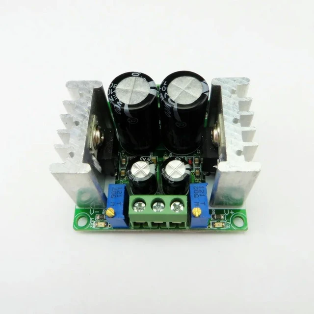 Alt view image 3 of 4 - AC-DC Adjustable Converter Front-stage Positive Negative Rectifier Filter Board OP Amplifier Regulator Power Supply Module LM317