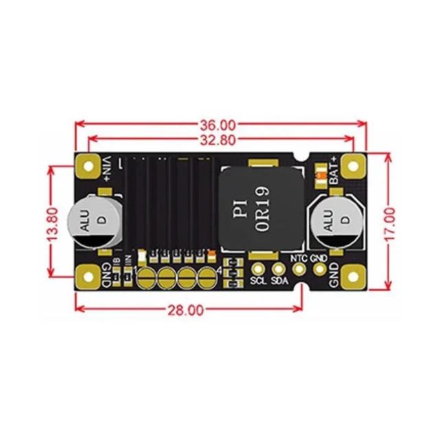 Alt view image 6 of 6 - 1PCS 40W 3A 1/2/3/4S High-power Li-ion Pack Fast Charging Module input 5-26V For Module Board