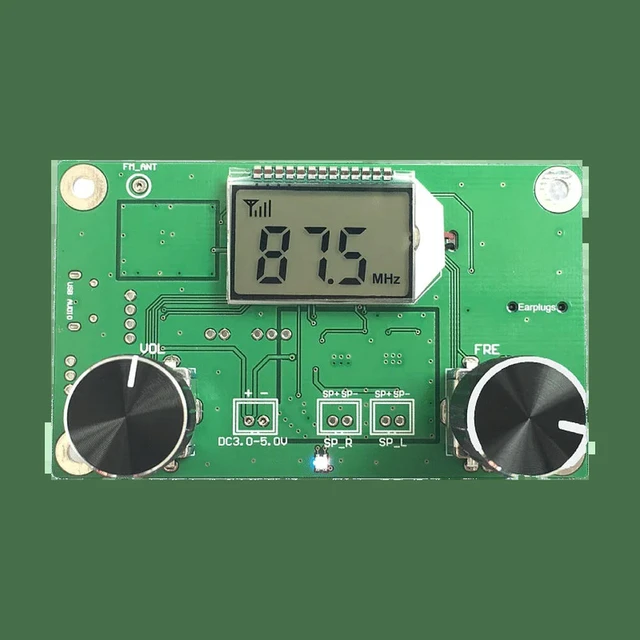 Alt view image 5 of 6 - DSP PLL Digital Stereo FM Radio Receiver Module 87-108MHz With Serial Control Frequency Range 50Hz-18KHz