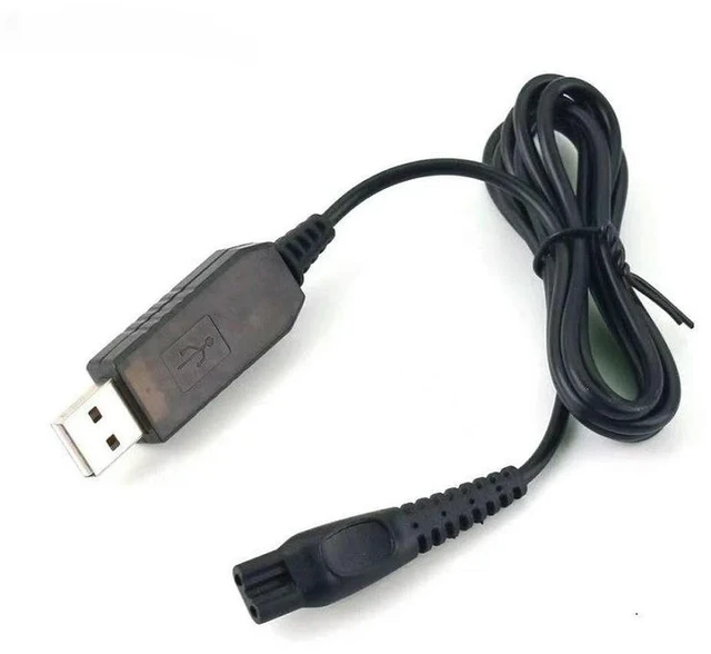 Alt view image 5 of 6 - Electric Shaver USB Power Charger Travel 15V 1m Shaving Machine USB Charging Cable For HQ8505