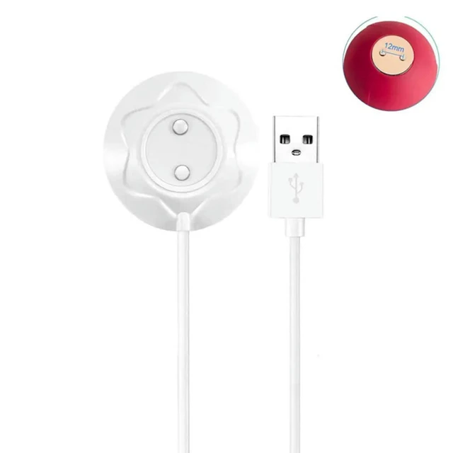 Alt view image 4 of 6 - Replacement for Rose Toy Charger Standing Magnetic Adapter Fast Charging USB Cable Base Dock Station for Rose Massager