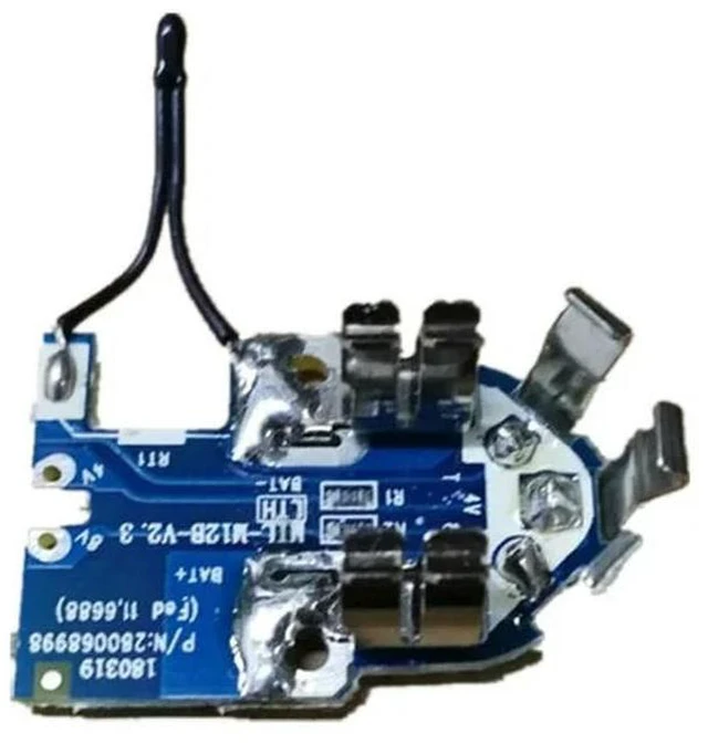 Alt view image 4 of 6 - M12 Charging Protection PCB Circuit Board For Milwaukee 12V 1.3Ah 1.5Ah 2Ah 4Ah 48-11-2411 M12 Li-ion