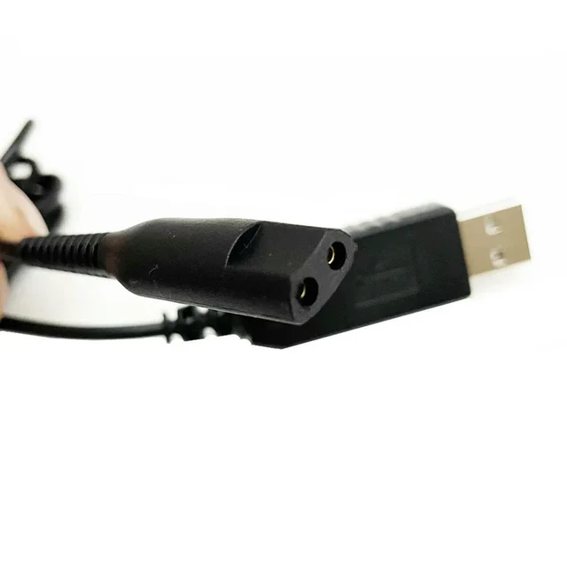 Alt view image 4 of 6 - Universal USB Charger for Braun Shaver Series 1 3 4 5 6 7 8 9 Charging Cable Output 5V 1A AC Power Adapter Wall Plug Cord