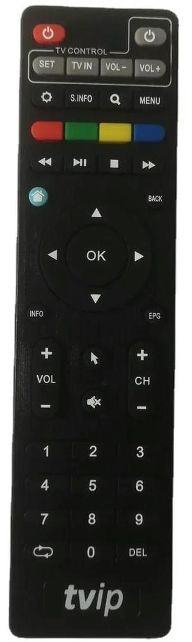 Alt view image 4 of 5 - Factory TVIP Remote Control Without Bluetooth for 410 412 501 525 530 605 610 BT045-CJF-001 V2.0 IP TV Box Satellite Receiver