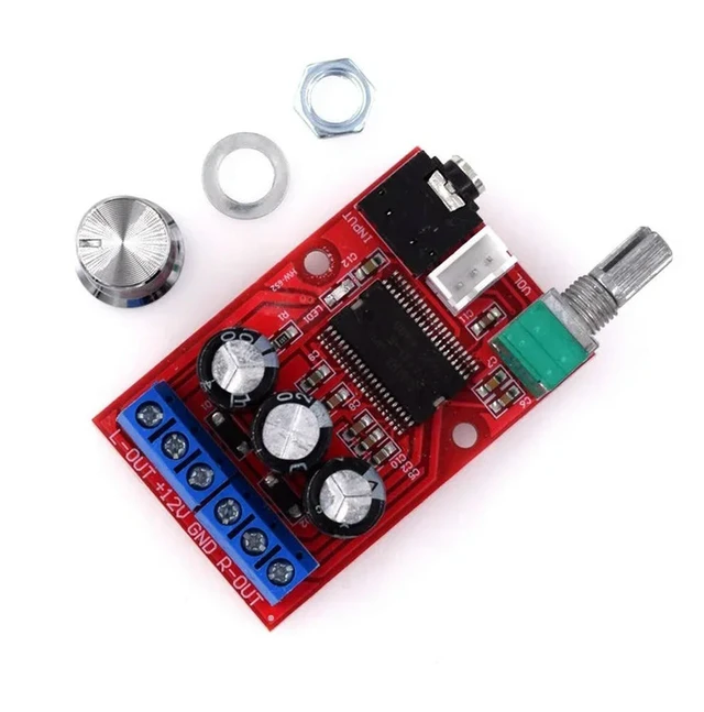 Alt view image 3 of 4 - YDA138-E Digital Amplifier Board 12W+12W Dual Channel Class D Digital Power Audio AMP Module Board