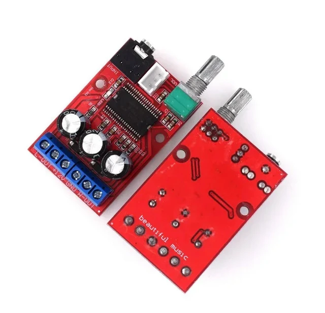 Alt view image 4 of 4 - YDA138-E Digital Amplifier Board 12W+12W Dual Channel Class D Digital Power Audio AMP Module Board