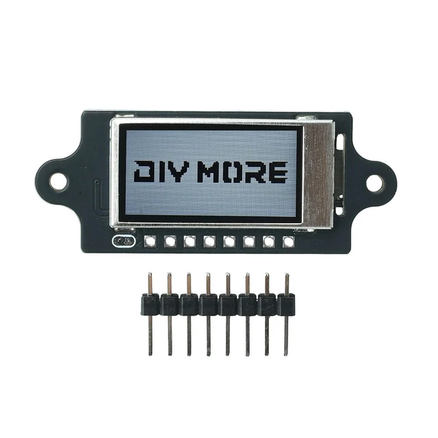 Alt view image 4 of 6 - 0.96 Inch TFT LCD Display Module ST7735S Driver 80x160 Resolution Wide-Viewing-Angle SPI Color Screen 8-Pin Blue Board Module