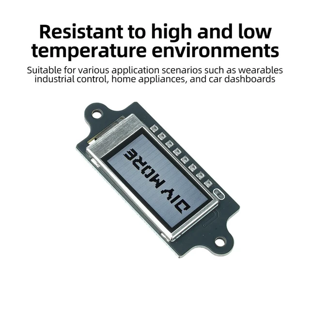 Alt view image 6 of 6 - 0.96 Inch TFT LCD Display Module ST7735S Driver 80x160 Resolution Wide-Viewing-Angle SPI Color Screen 8-Pin Blue Board Module