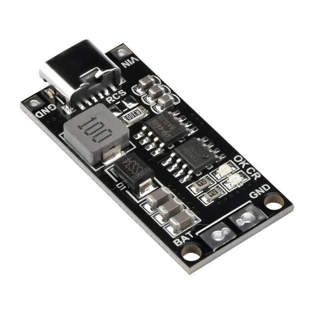 Alt view image 6 of 6 - 3S 1A Type C To 8.4V 12.6V 16.8V Boost Polymer Li-Ion Charger 7.4V 11.1V 14.8V Lithium