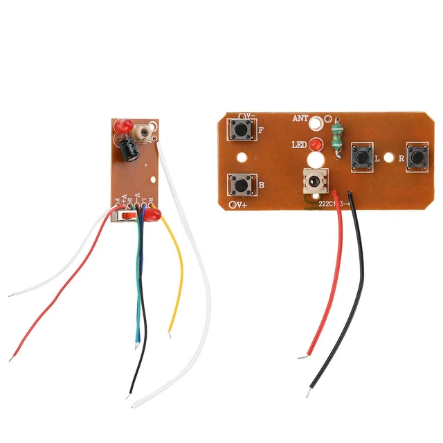 Alt view image 4 of 6 - 27MHz 4 Channel Remote Control Module DIY RC Car Transmitter Board Receiver Board With Antenna Radio System