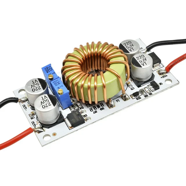 Alt view image 5 of 6 - 500W/250W 10A Step Up Power Supply DC 8.5V-48V to 10-50V Boost Converter Constant Voltage Current Drive Module Adjustable CC CV