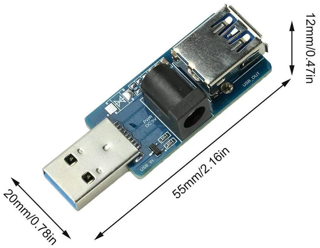 Alt view image 6 of 6 - Power Supply Enhancement Module USB Power Splitter With DC Power Supply External Load USB Connected 5V