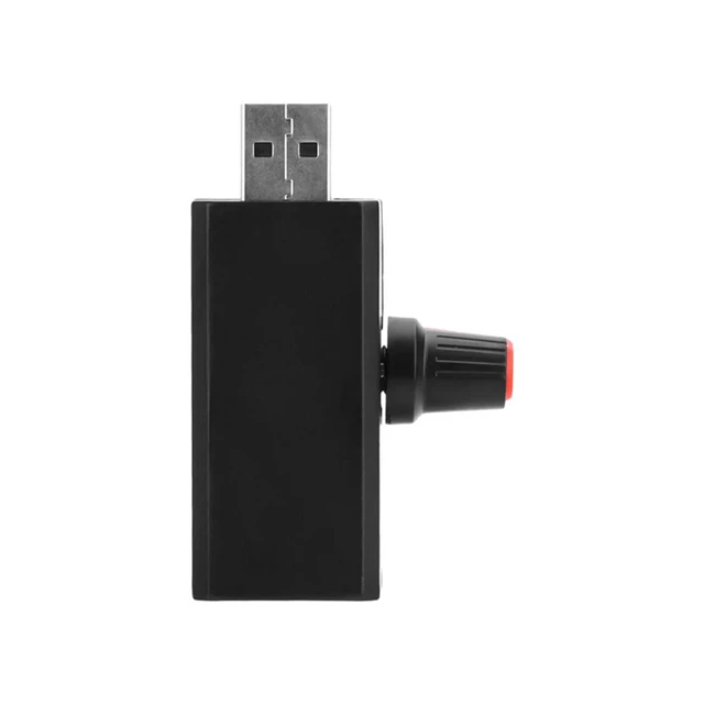Alt view image 4 of 6 - 5W DC 5V 2A High Power Stepless Speed Controller Adjustable Control Fan Cooler Type C USB Fan Speed Radiator Accessories