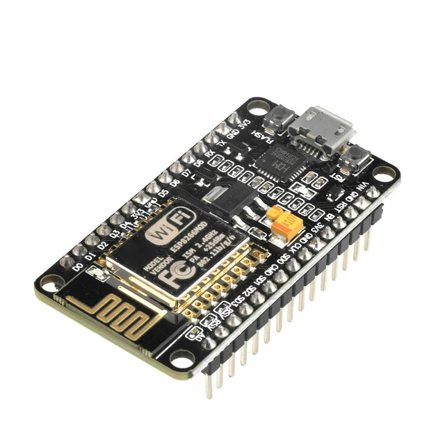 Alt view image 4 of 6 - Nodemcu Lua V2.1 ESP8266 ESP-12F Development Board Micro USB- CH9102X Blackboard with FLASH Button And RST Button