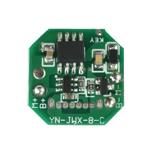 Alt view image 4 of 6 - DC 3.2-4.2V High Intensity Flashlight Driver Board Motor Driver Board Flashlight DIY Accessories Self-Locking Switch Type C