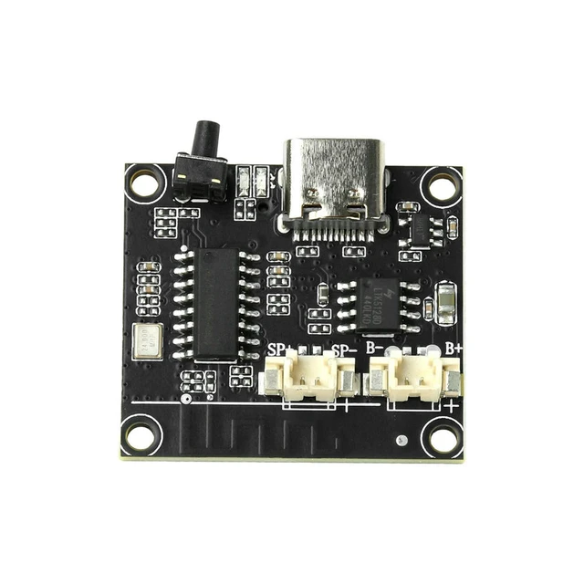 Alt view image 4 of 6 - 3W BT Amplifier Module With Adjustable Tuning Supports TF Card Memory Card Playback Audio Power Amplifier Board Type C DC 5V