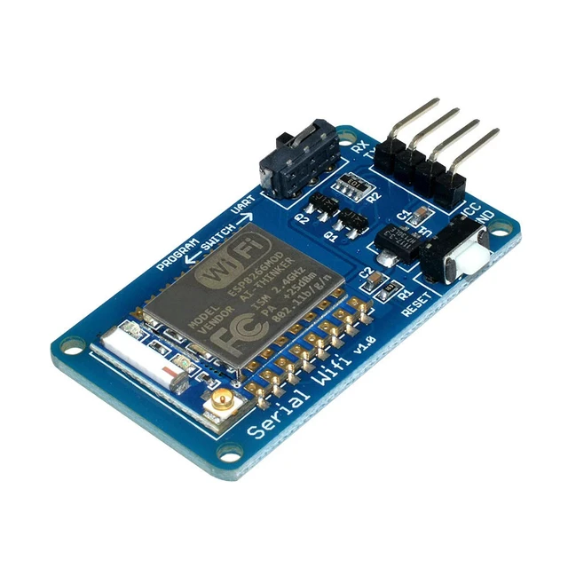 Alt view image 4 of 6 - CH340 USB to ESP8266 ESP-07 Module Built-in Antenna to TTL Driver Module Development Board Module