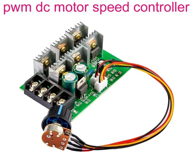 Alt view image 4 of 6 - PWM DC Motor Speed Controller 9-55V 40A 2000W DC Motor Pump Speed Regulator High Power Speed Controller 9V 12V 24V 36V 48V