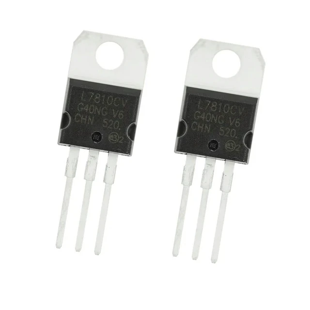 Alt view image 2 of 2 - 10pcs L7810 LM7810 7810 Voltage Regulator + 10V 1.5A