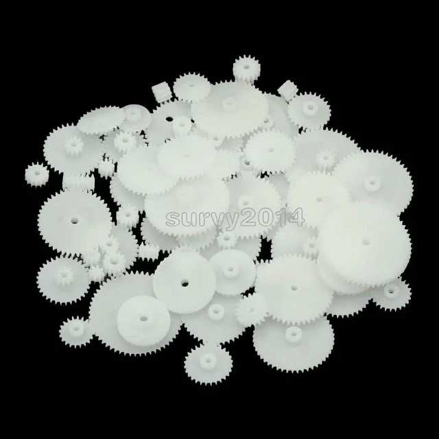 Alt view image 4 of 6 - 58 styles Plastic Gears Cog Wheels All The Module 0.5 Robot Parts DIY Necessary