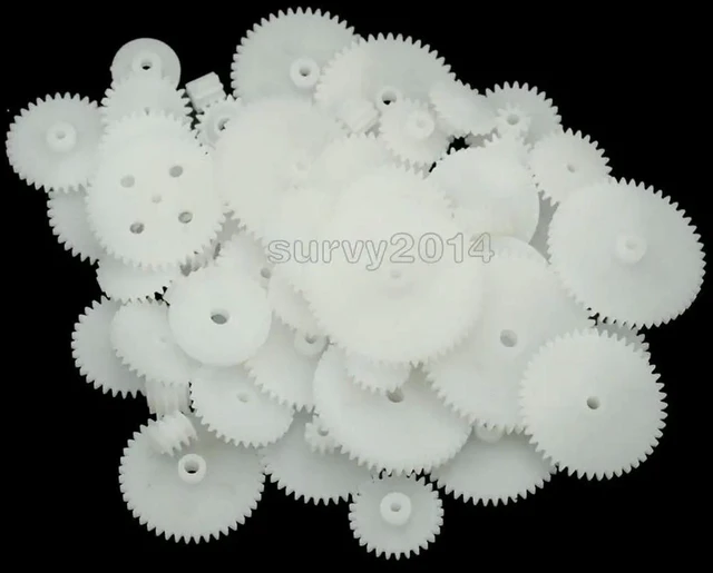 Alt view image 5 of 6 - 58 styles Plastic Gears Cog Wheels All The Module 0.5 Robot Parts DIY Necessary