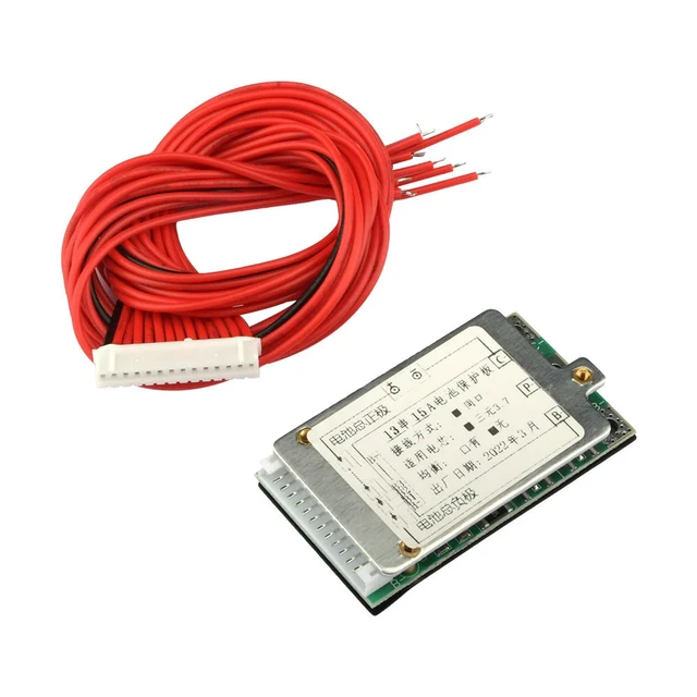 Alt view image 5 of 6 - BMS 13S 48V 15A Li-Ion Lithium PCB Protection Board with UPS Energy Inverter Balanced Lithium Protection