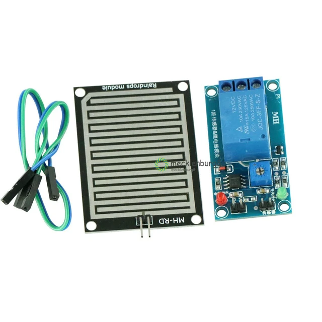 Alt view image 4 of 6 - 12 V Rain Control Module Rain Touch Relay Module for Moisture on Leaves M35 Monitors Weather