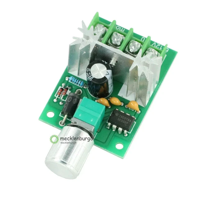 Alt view image 4 of 6 - 6V-12V 6A DC motor speed controller pulse controller width modulation pwm controller switch 20 KHz For Board Module