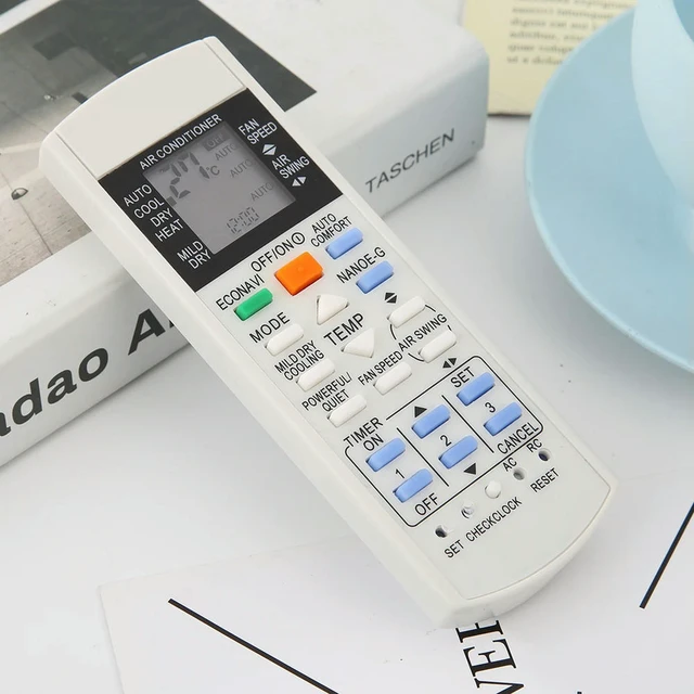 Alt view image 4 of 6 - Practical Air Conditioner Remote Control Replacement Parts Controller for Panasonic A75C3208 A75C3706