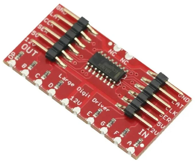 Alt view image 6 of 6 - DC 5V TPIC6C596 Large Digit Driver Drive 6.5" 7-Segment LED Display Module for Andrino