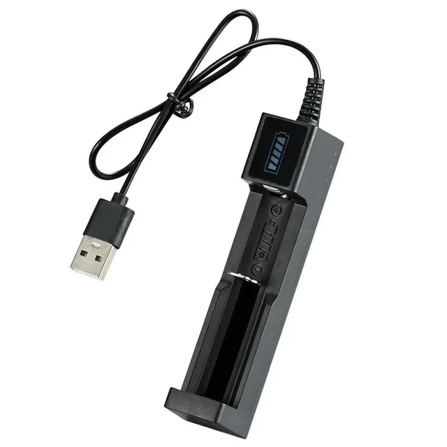 Alt view image 4 of 6 - Multifunctional Lithium Charger Single Charge 16340 14500 26650 Universal Charger