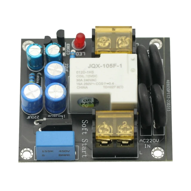 Alt view image 5 of 6 - Amplifier Power Supply Soft Starting Board High Power High-current Relay For Class A 1969 Audio Amplifier 1500W
