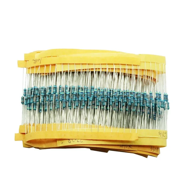 Alt view image 6 of 6 - Total 600pcs 1/4w Resistance 1% l Film Resistor Bag 30 kinds Each 20pcs For Module Board