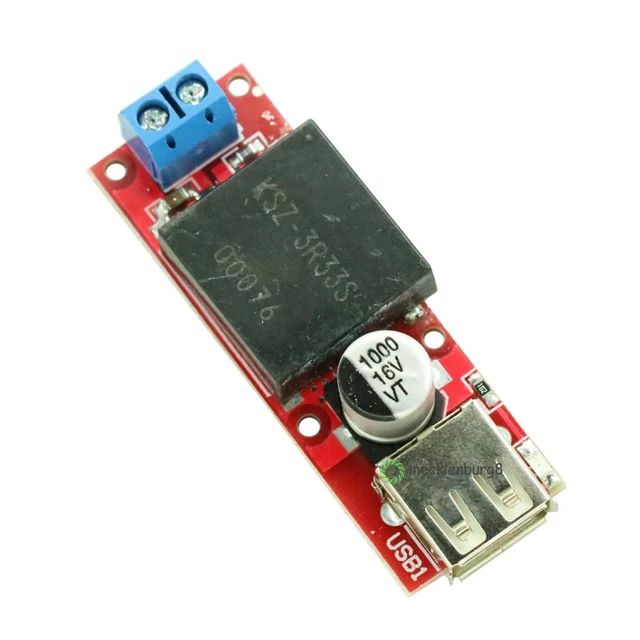 Alt view image 6 of 6 - 5 V USB Output Converter DC-DC DC 7 V-24 V 12 V to 5 V 3A Step-Down Buck KIS3R33S Module KIS-3R33S Step Down Power Supply Module