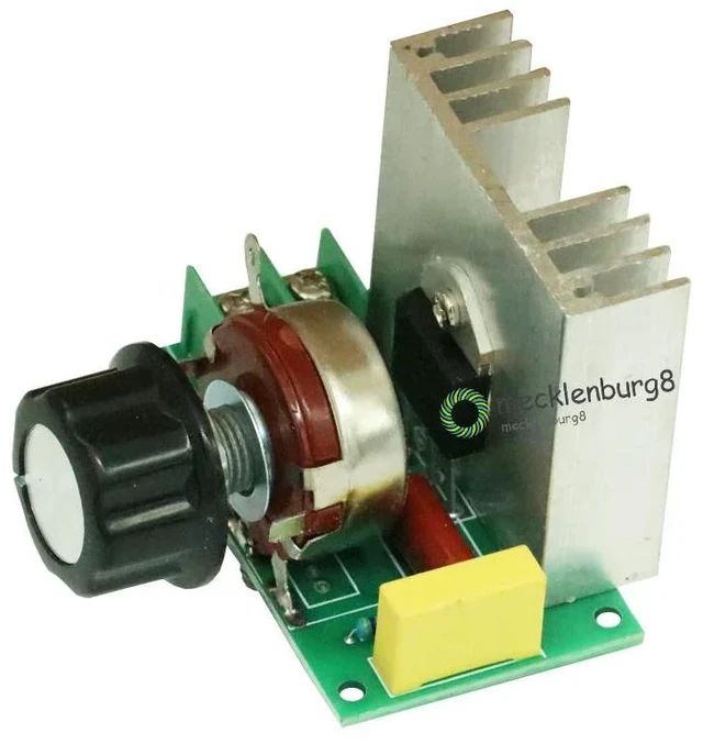 Alt view image 4 of 6 - AC220V 3800W imported scr Thyristor power electronic light controller voltage motor regulator speed silicon For Board