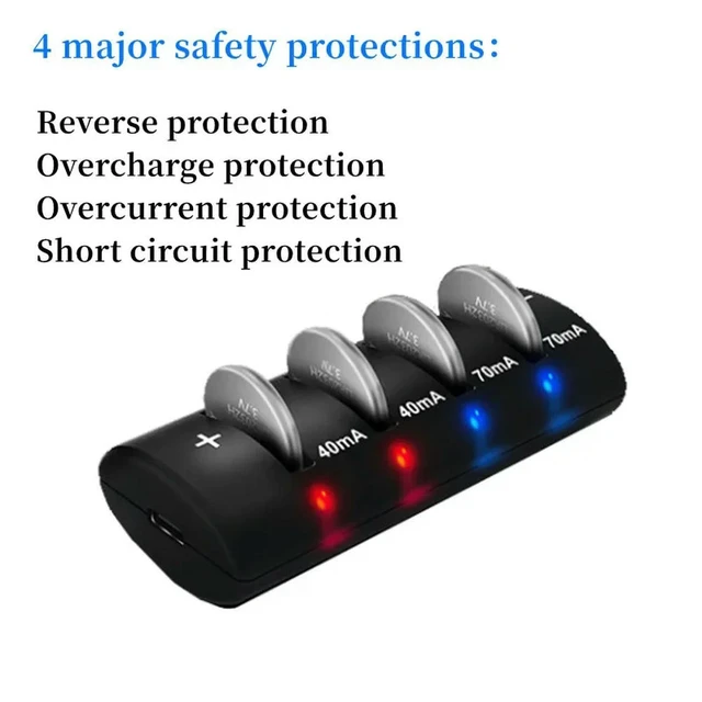 Alt view image 5 of 6 - USB high-capacity button fast charge compatible with LIR2032.LIR2025 LIR2016 ML2032 LIR2032H Multi-Type